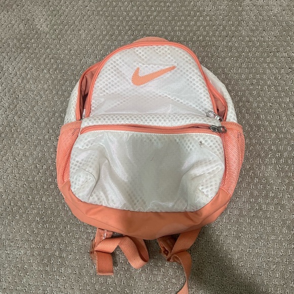 Nike Orange and White Backpack - Picture 1 of 2